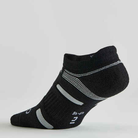 Trumpos sportinės kojinės „RS 560“, 3 poros, juodos, pilkos