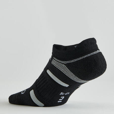 Crno-sive plitke čarape RS 560 (3 para)