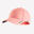 Schirmmütze Tennis-Cap TC 500 Gr. 56 rosa/schwarz