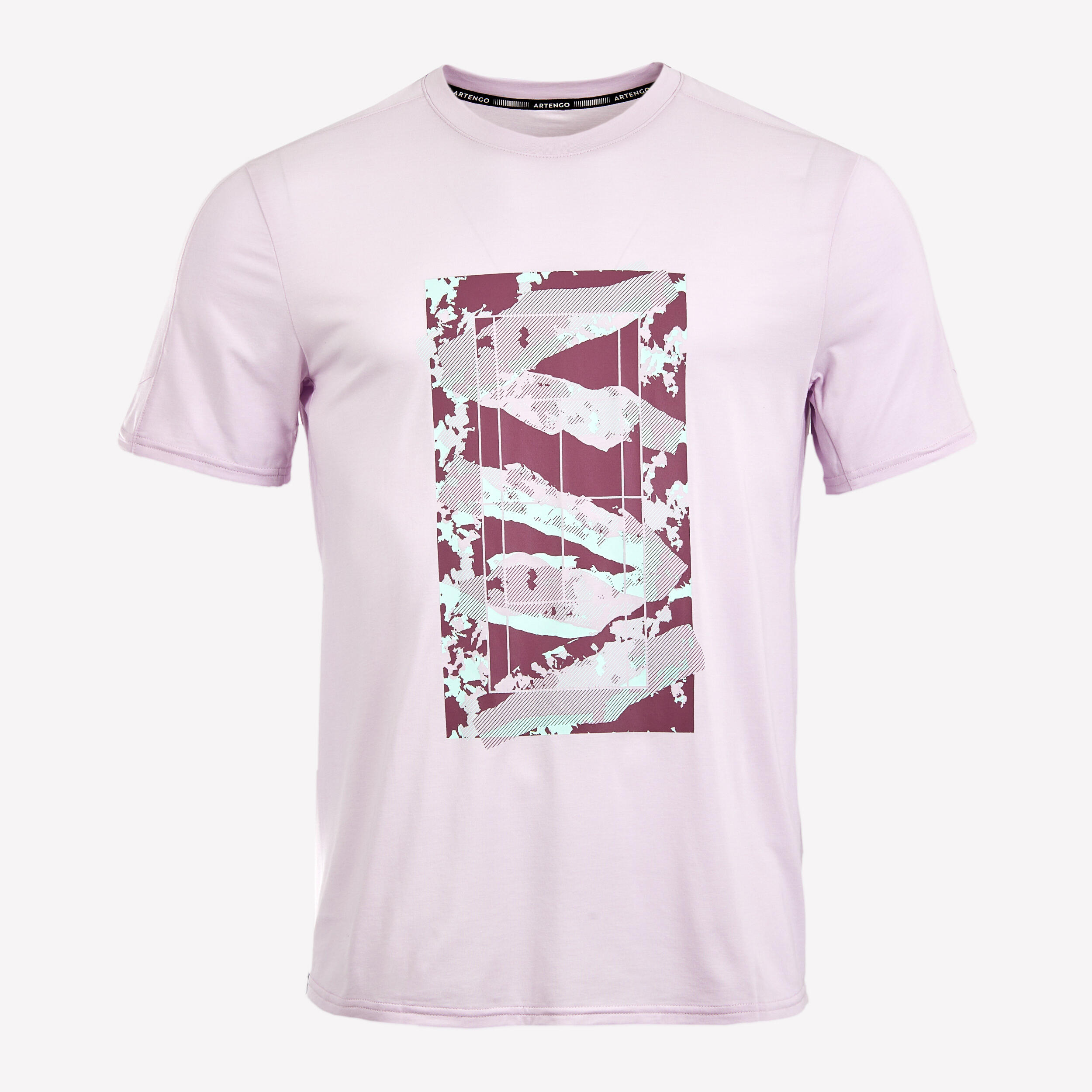 Artengo - T-shirt De Tennis Homme - Soft Lavande - T-shirt Manches Courtes - Tennis - Violet - 52 2xl - Decathlon