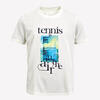 T-shirt tennis Junior - TTS Essentiel blanc cassé - Tennis is in the Air