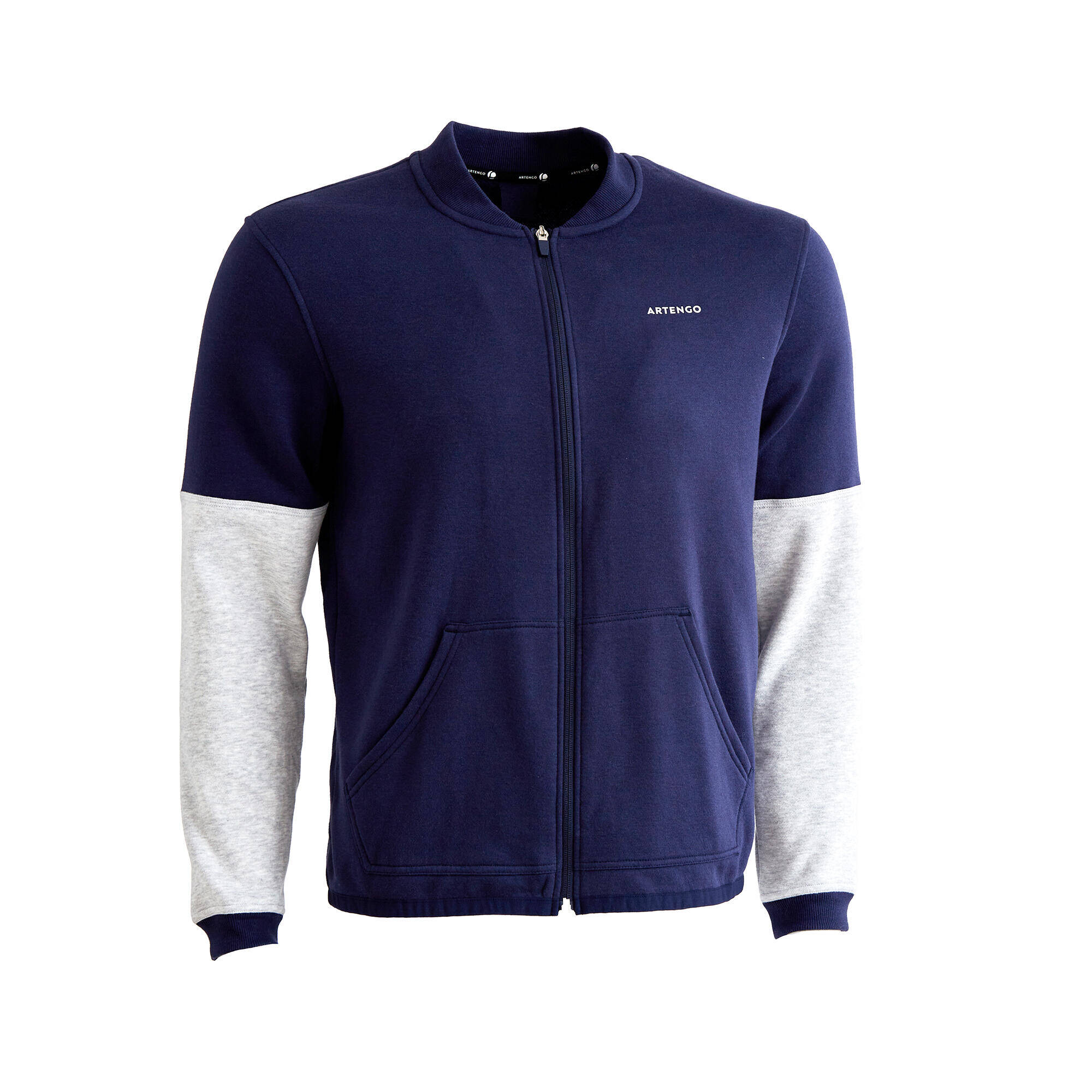 Unisex Tennis Winter Jacket TJA500 Blue and Grey -  3