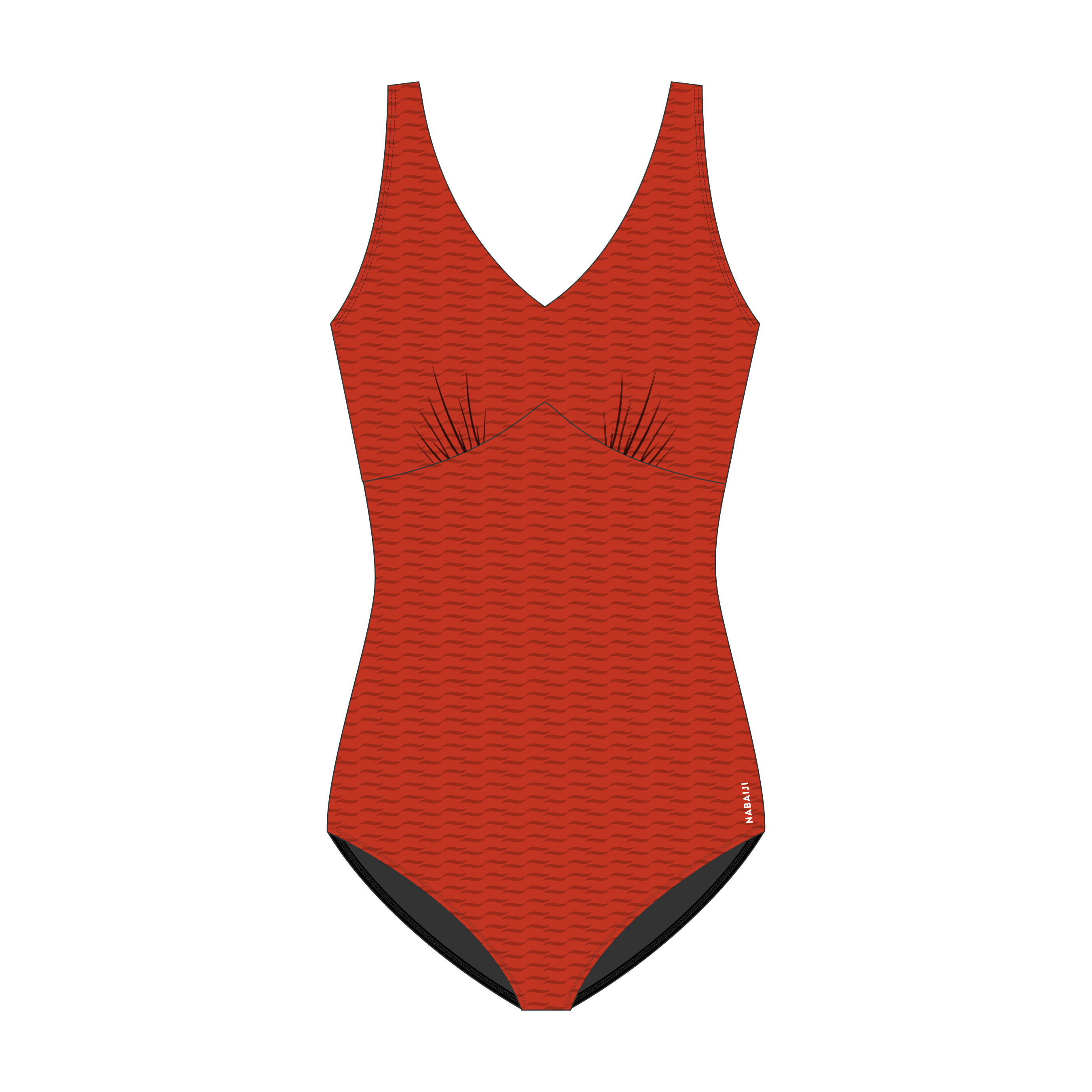 Maillot de Bain 1 Pièce Femme Romi Salento Rouge 9/38