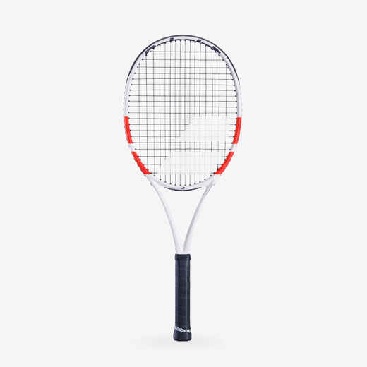 
      Adult Tennis Racket Pure Strike 100 16x19 300 g - White/Orange
  