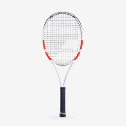 Raqueta de tenis adulto - Babolat Pure Strike 100 16x19 Blanco Naranja 300 g