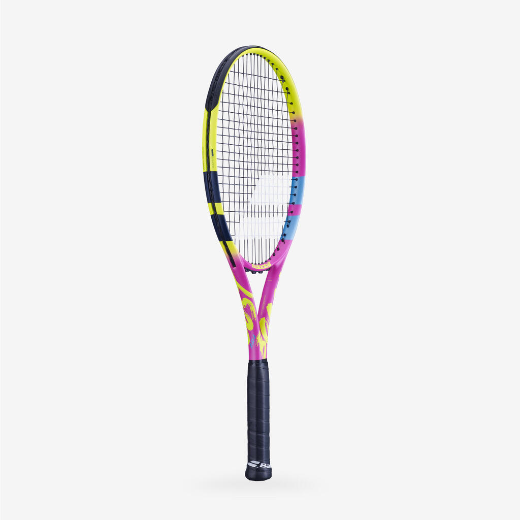 Pieaugušo tenisa rakete “Boost Rafa”, rozā/dzeltena