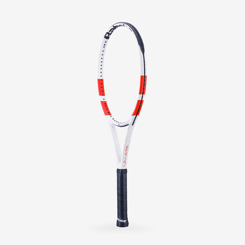 Tennisracket voor volwassenen Pure Strike 100 16x19 wit oranje 300 g