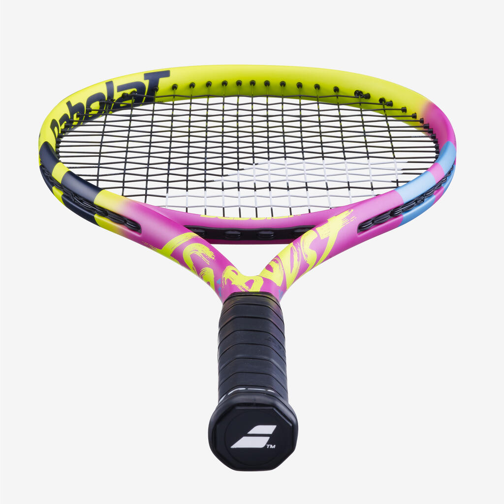 Pieaugušo tenisa rakete “Boost Rafa”, rozā/dzeltena