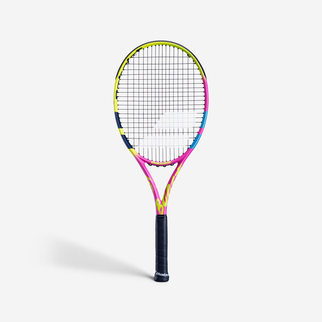 Suaugusiųjų teniso raketė „Boost Rafa“, rožinė, geltona