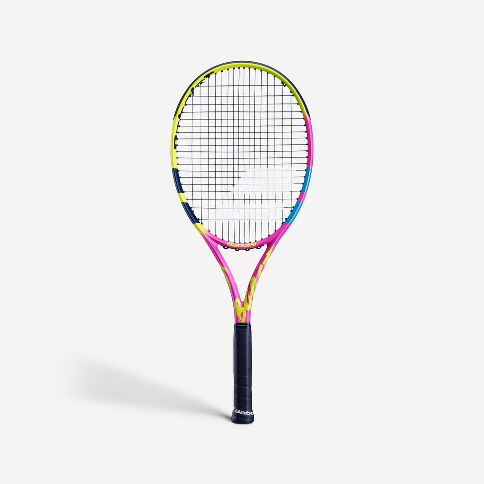 Pa Team Rafa Racket Adult Tennis Racket Boost Rafa - Pink/Yellow | Decathlon