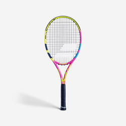 Raqueta de tenis adulto - Babolat Boost Rafa rosa amarillo