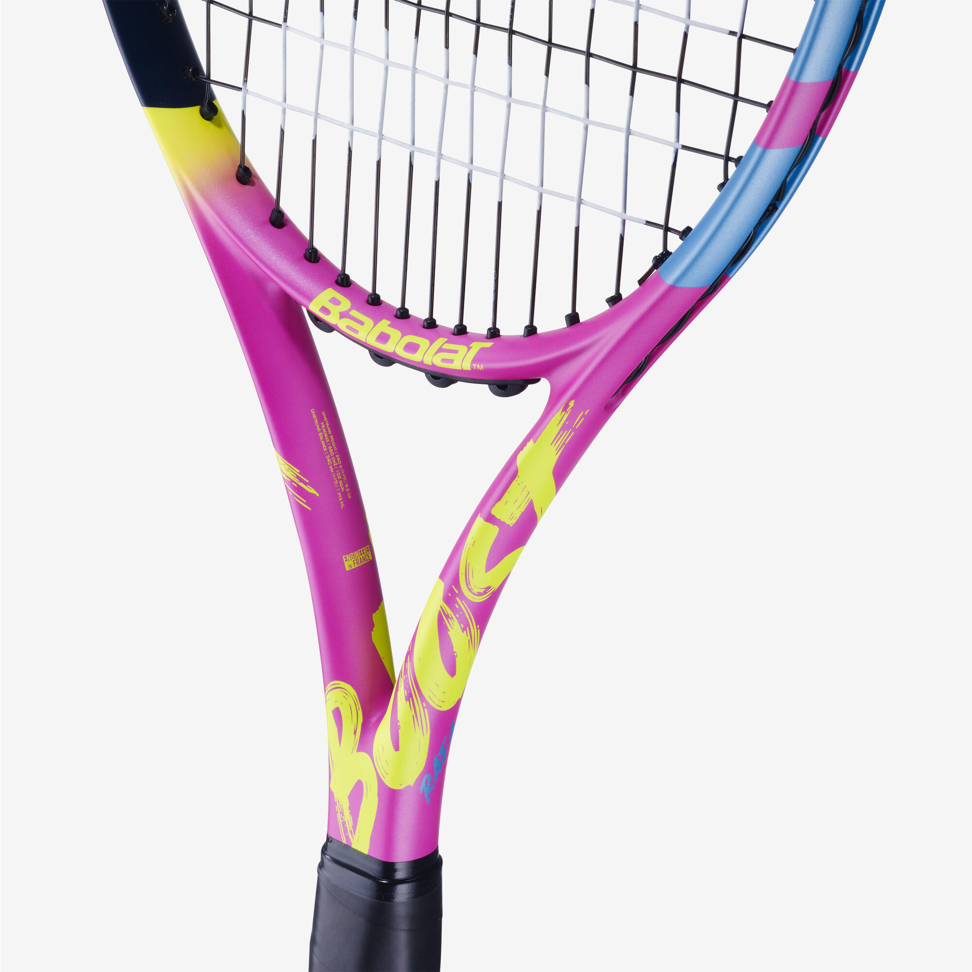 Adult Tennis Racket Boost Rafa - Pink/Yellow 4/7