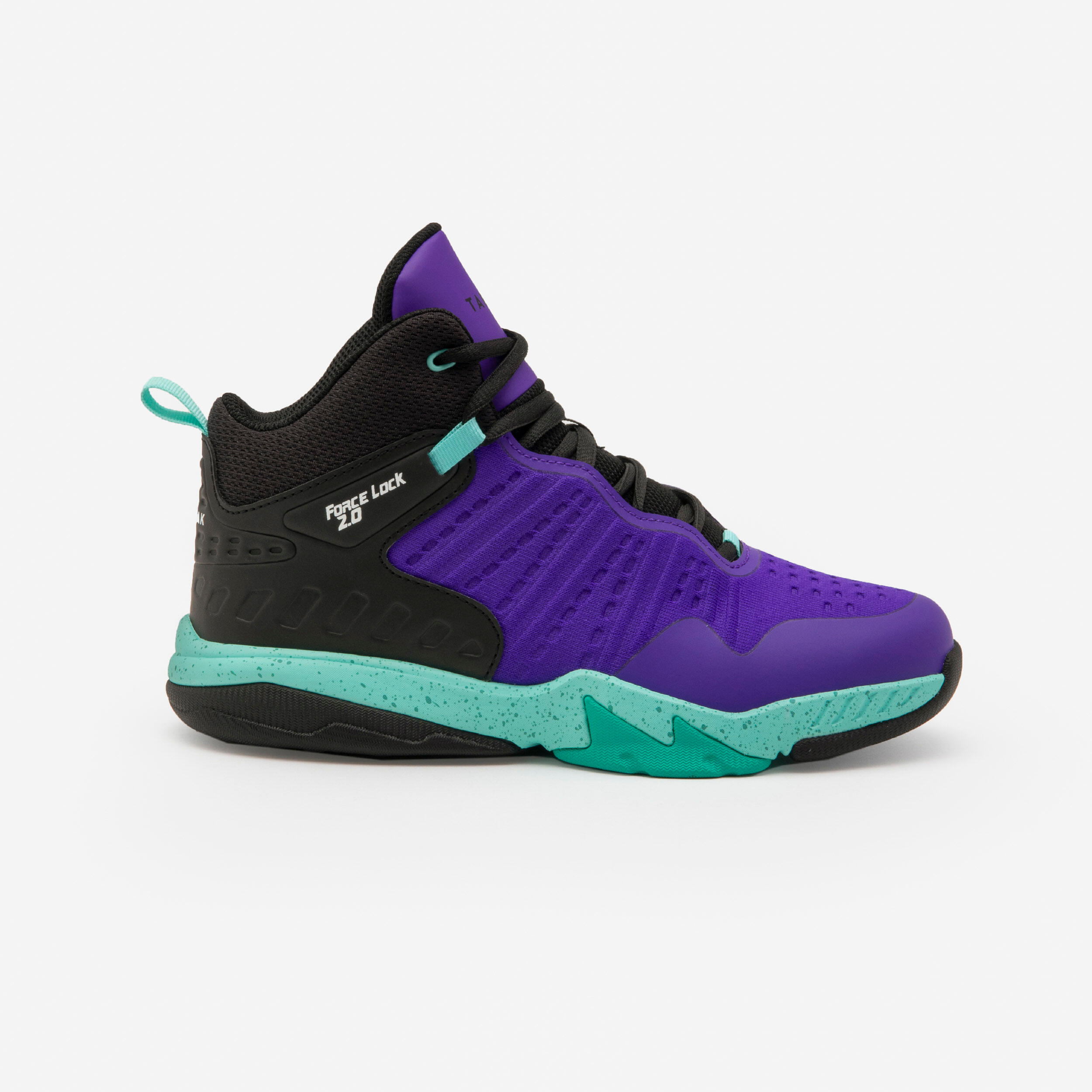 Kids' Basketball Shoes SS500 High - Purple/Black 7/13