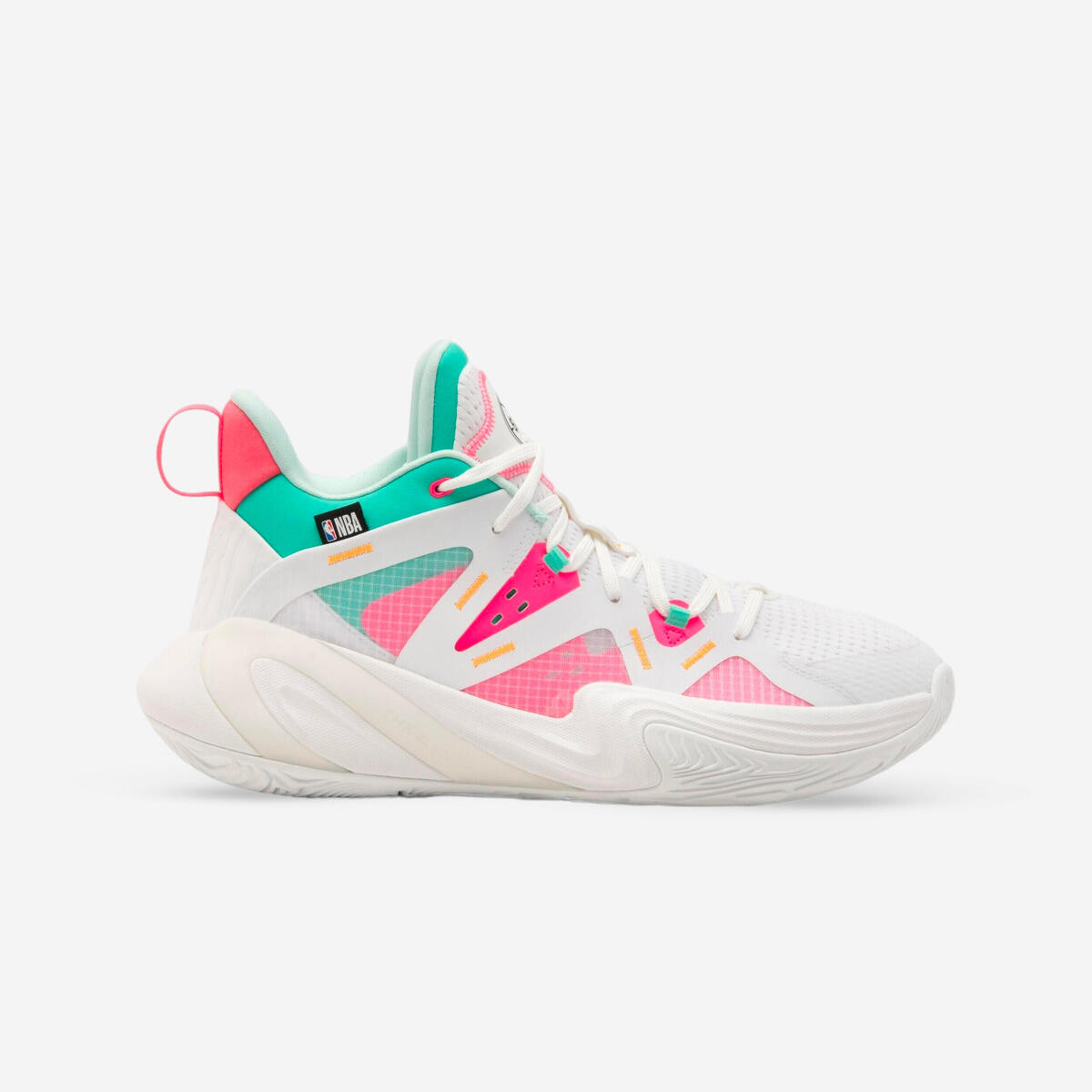 CHAUSSURES DE BASKETBALL SPURS HOMME/FEMME -  900 NBA MID-3 NOIR