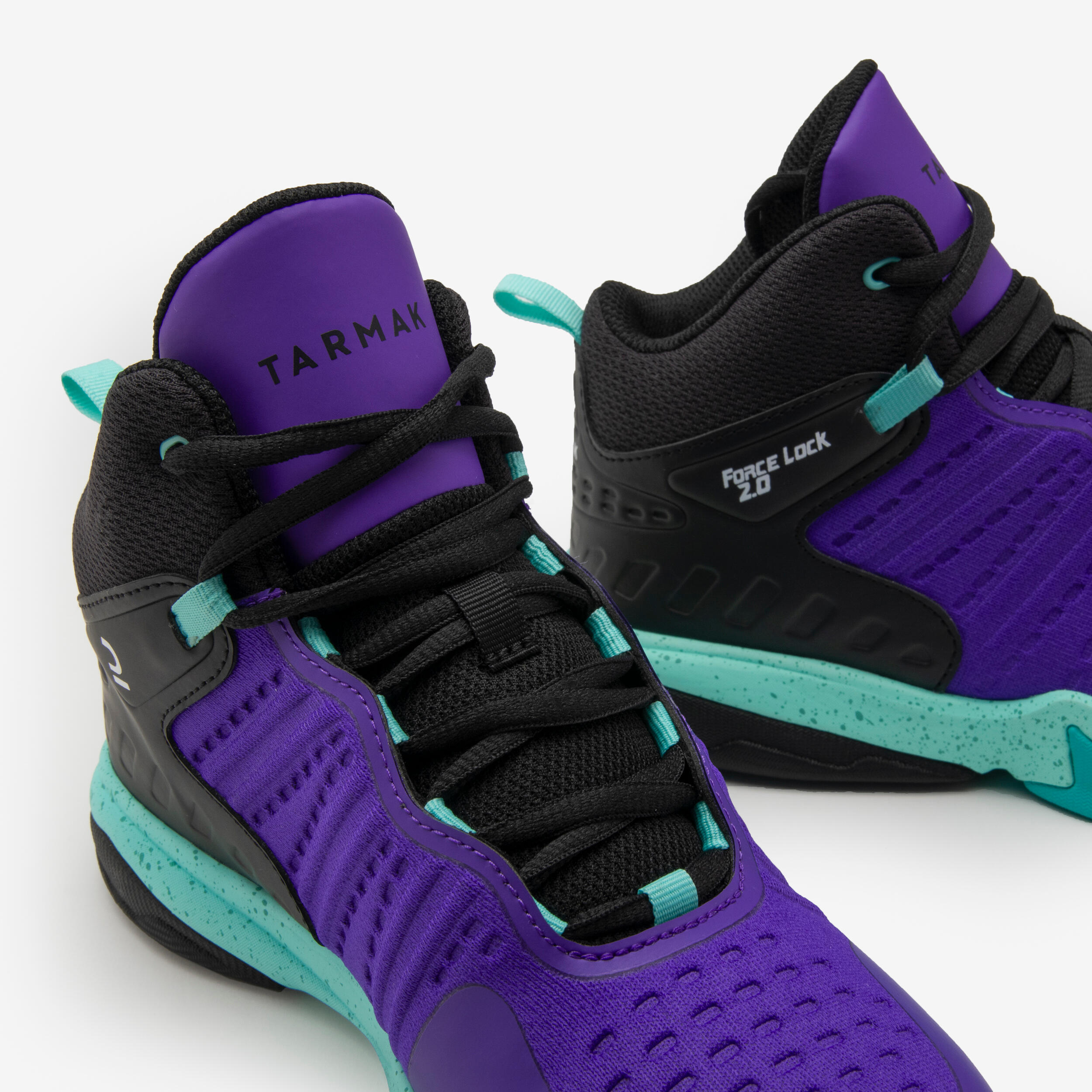 Kids' Basketball Shoes SS500 High - Purple/Black 5/13