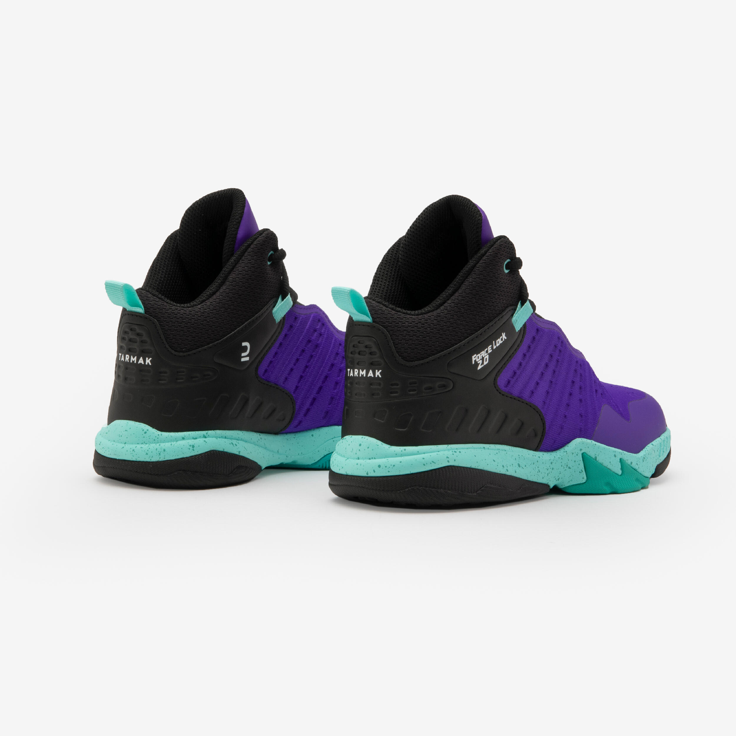 Kids' Basketball Shoes SS500 High - Purple/Black 6/13