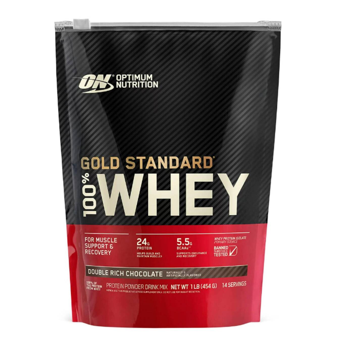Whey Protein Gold Standard Rasa Coklat Kaya Ganda 450gr