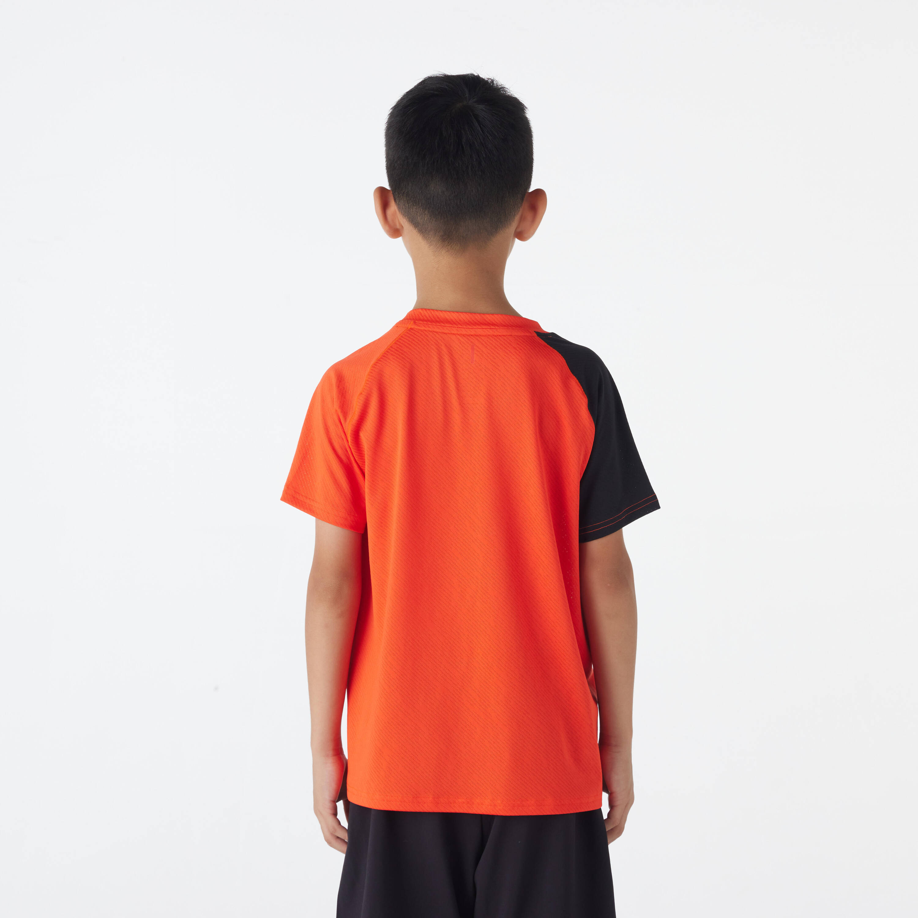 LITE Badminton T-shirt 560 Junior Red Black -  5