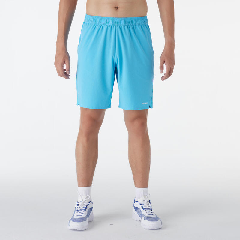 MEN BADMINTON SHORT LITE 560 AQUA