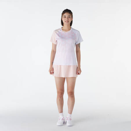 WOMEN BADMINTON SKIRT 560 PINK