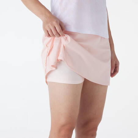 WOMEN BADMINTON SKIRT 560 PINK