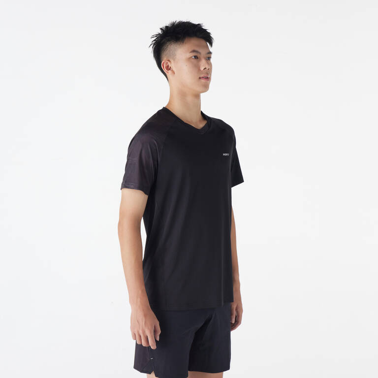 Kaos Badminton Pria Lite T-shirt 560 - Hitam