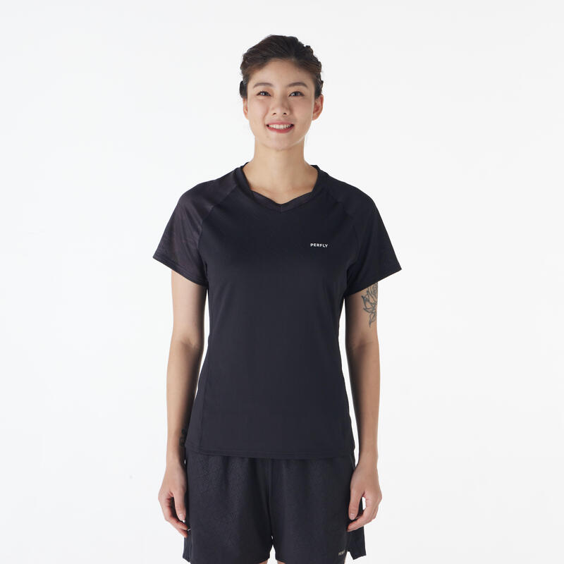 LITE Badminton T-shirt 560 Women Black