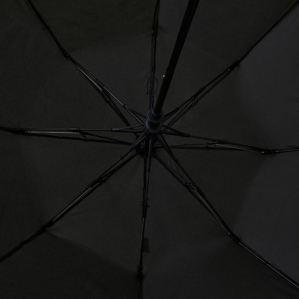 Ekodizaina golfa lietussargs “ProFilter”, maza izmēra, melns