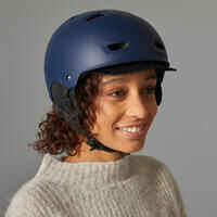 Casco bicicleta urbano adulto Btwin Bol 500 azul oscuro