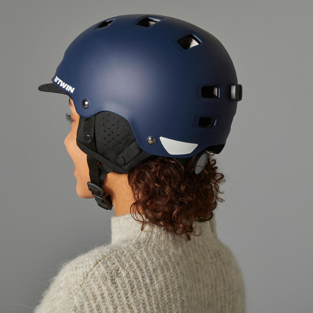 CASCO BICI CIUDAD BOL 500 AZUL OSCURO