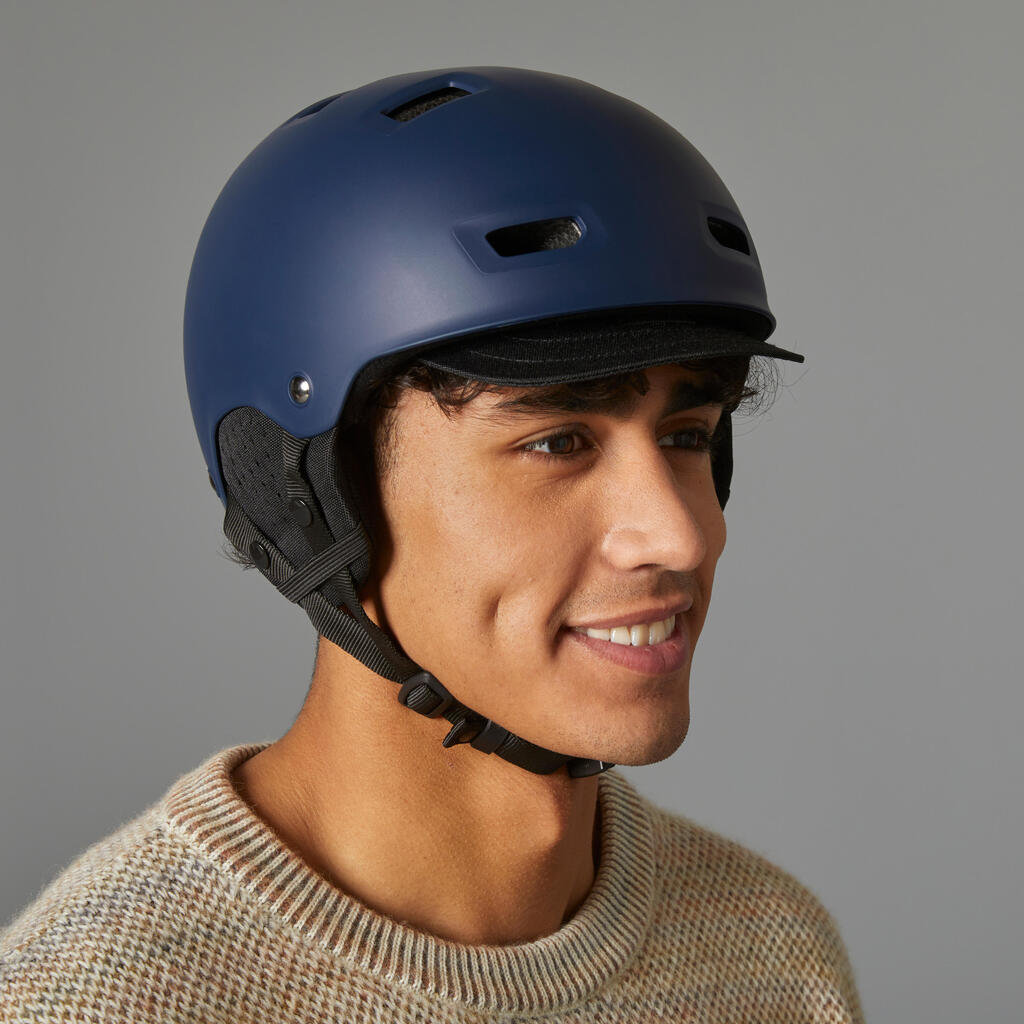 CASCO BICICLETA URBANA BOL 500 AZUL OSCURO