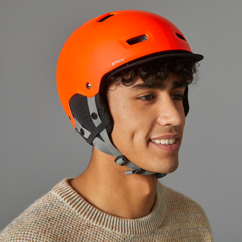 CASQUE BOL VELO VILLE 500 ORANGE FLUO