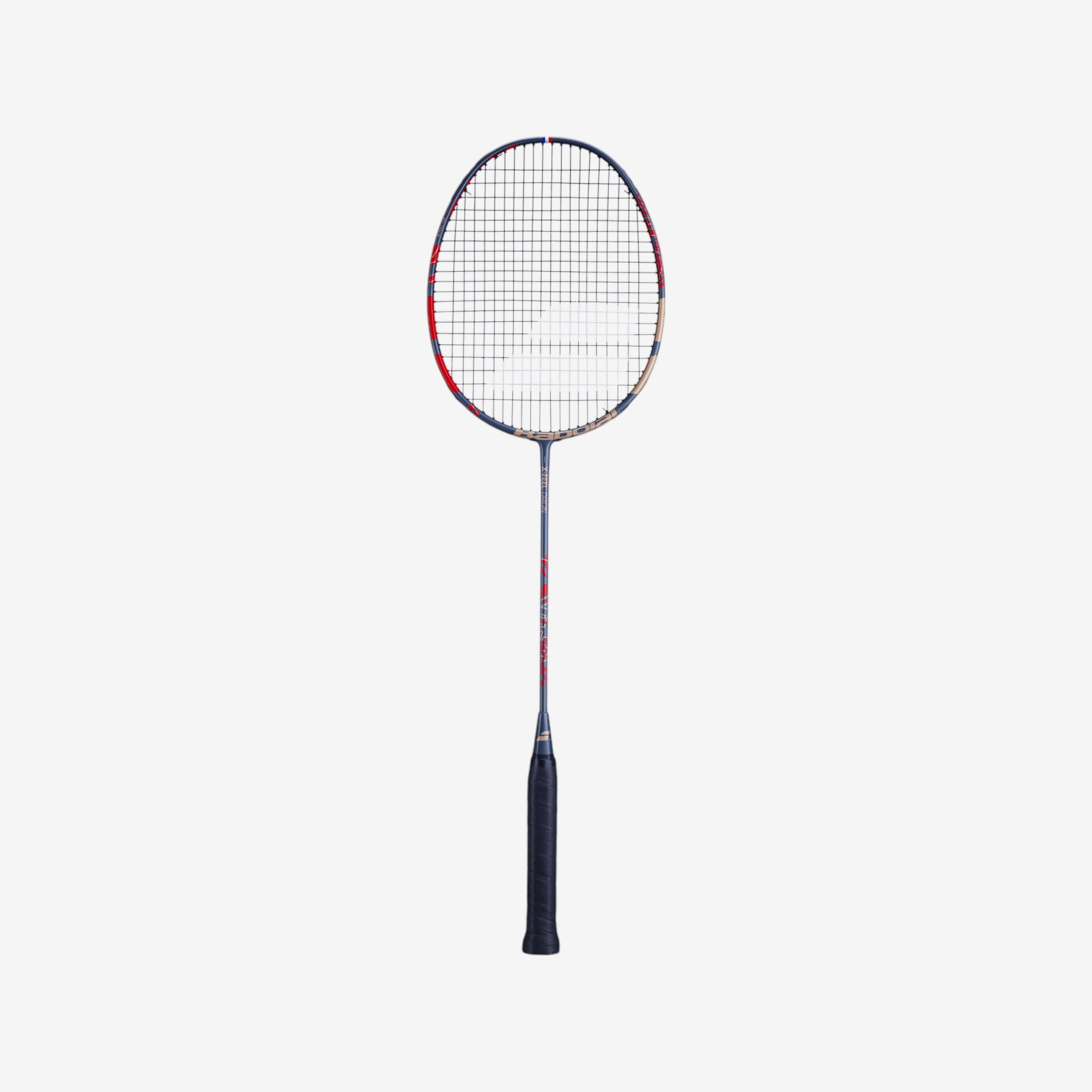 Raquette De Badminton Babolat Powerlight, Noir/jaune, Cordée Avec Housse - Débutants Et Amateurs