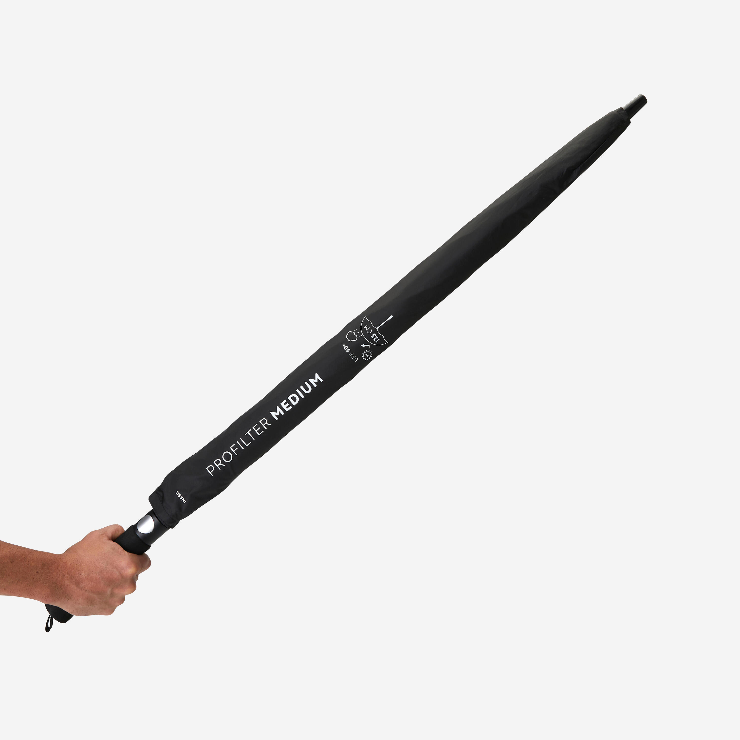 Golf umbrella medium - INESIS ProFilter black 4/5
