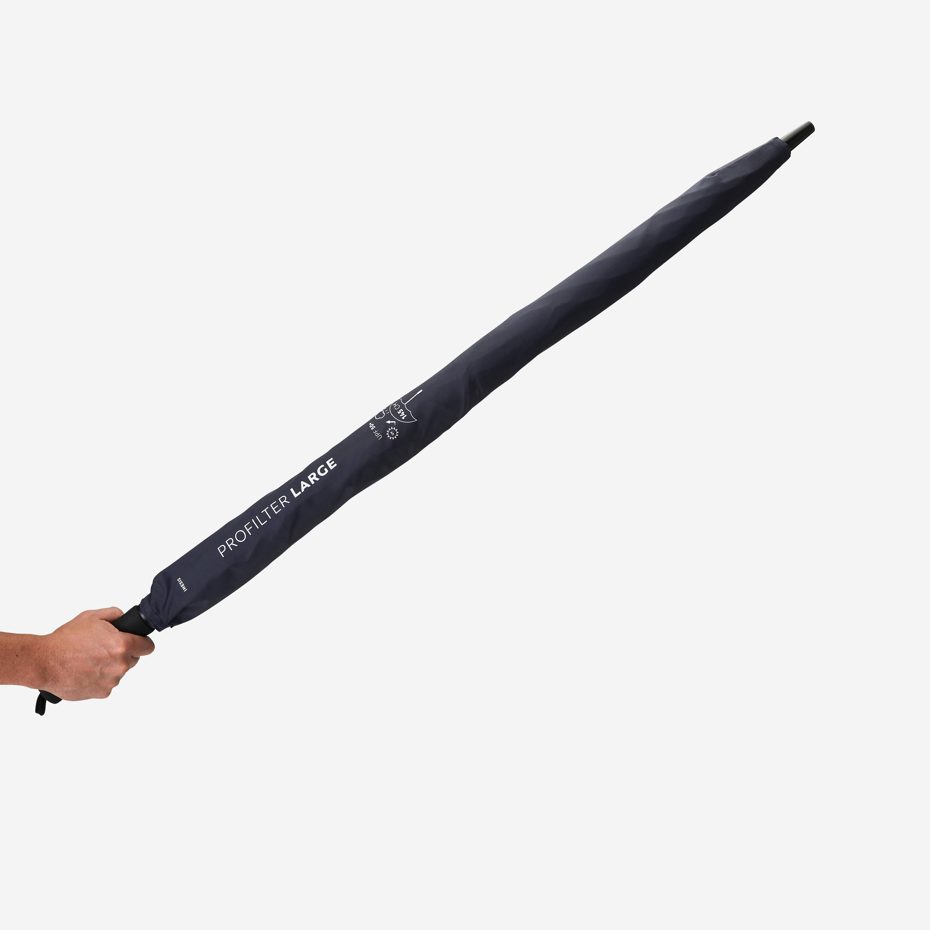 Waterproof Umbrella Large 145cm Coverage UV Protection Auto Open - Navy -  5