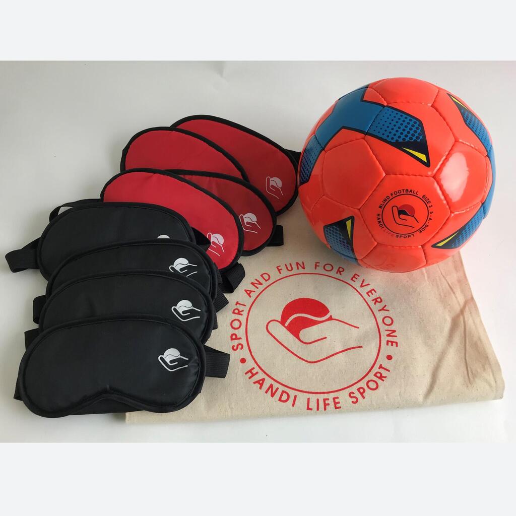 Blind Football Beginner Kit Ball + Masks