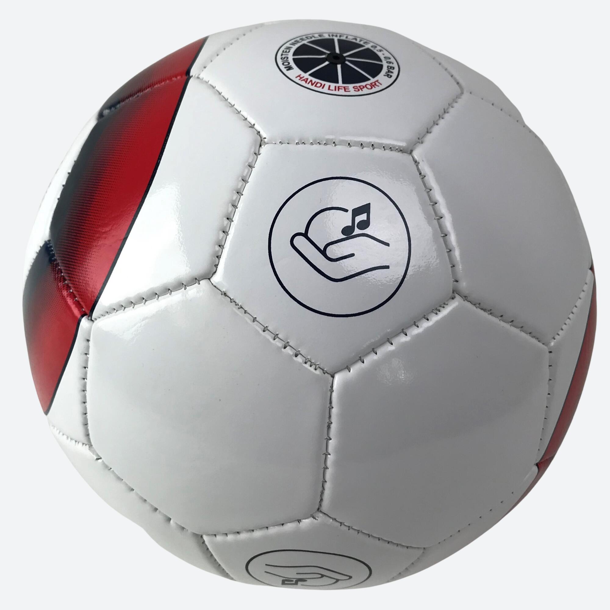 HANDILIFE Zvuková lopta Apricot na futbal pre nevidiacich - Veľkosť: 3, 4 · záber 3