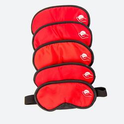 Lot de 10 masques occultants rouges pour sports et teambuilding