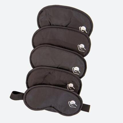 Lot de 10 masques occultants noirs pour sports et teambuilding