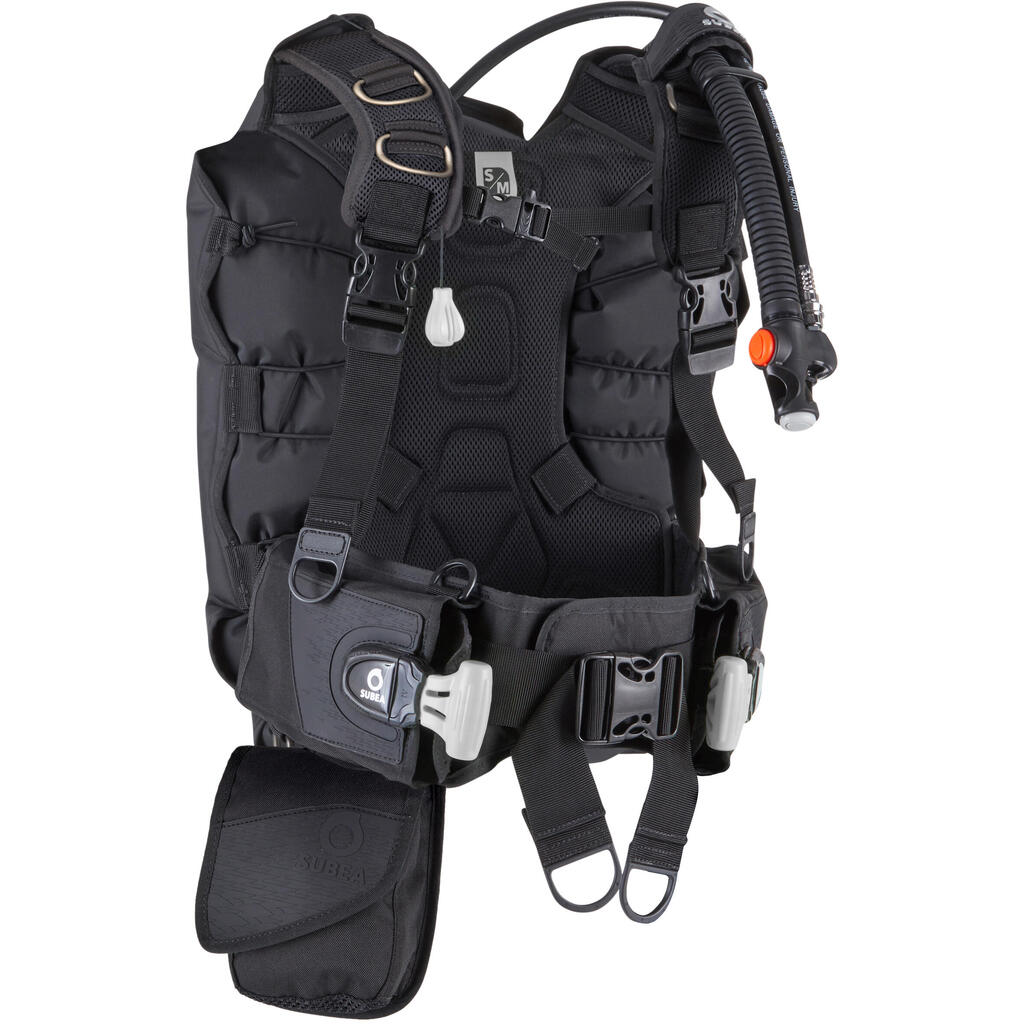 SCD 500 B sea diving buoyancy compensator black grey