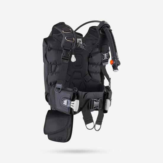 GAV/Jacket subacquea 500 B nero-grigio