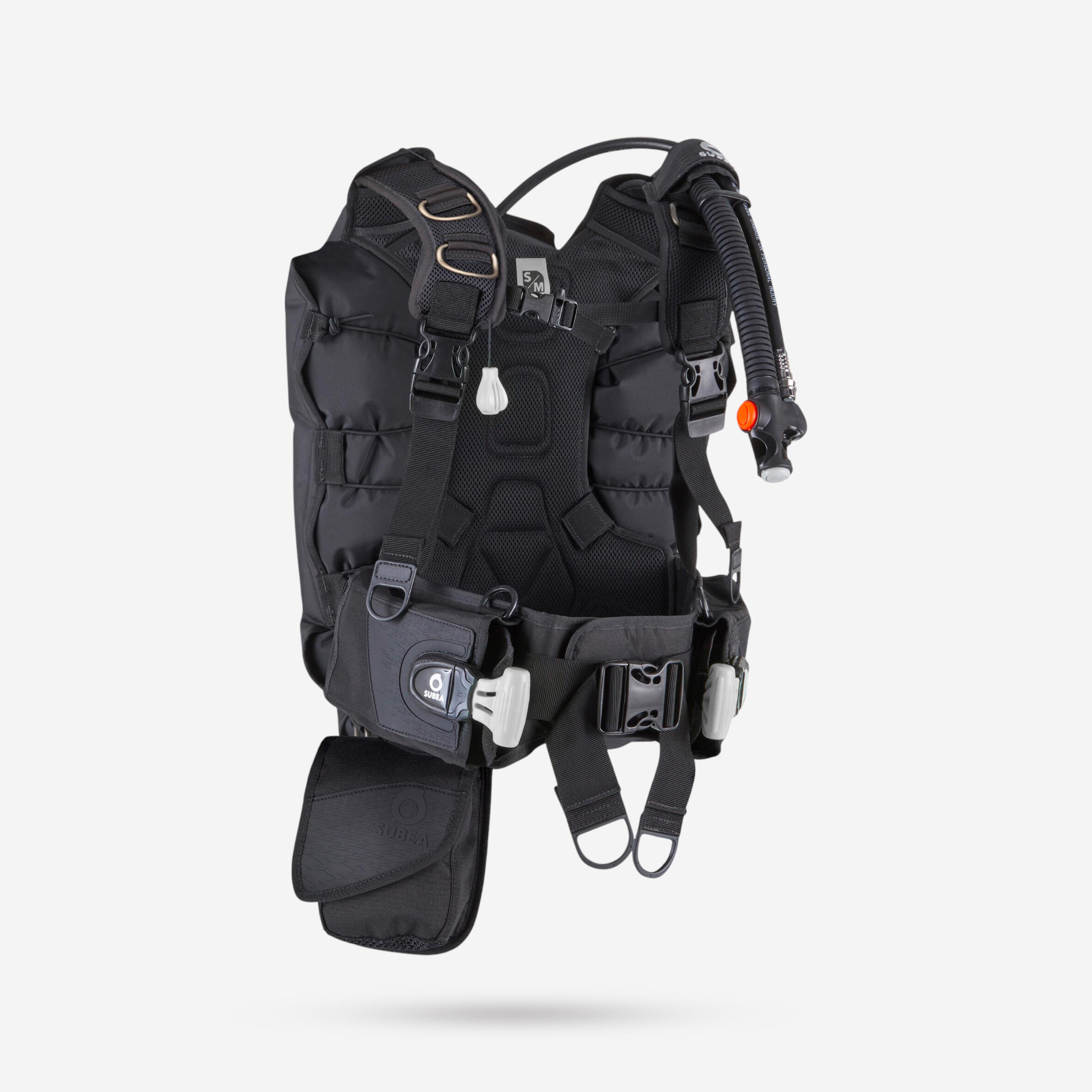 Subea - Gilet Stabilisateur De Plongée Sous-marine Scd 500 B Noir Gris - Gilet Stabilisateur - Snorkeling Plongee Chasse Ss Apnee - Gris-noir - Xs/m - Decathlon