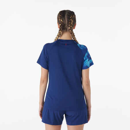 Moteriški marškinėliai „Lite 560“, tamsiai mėlyni