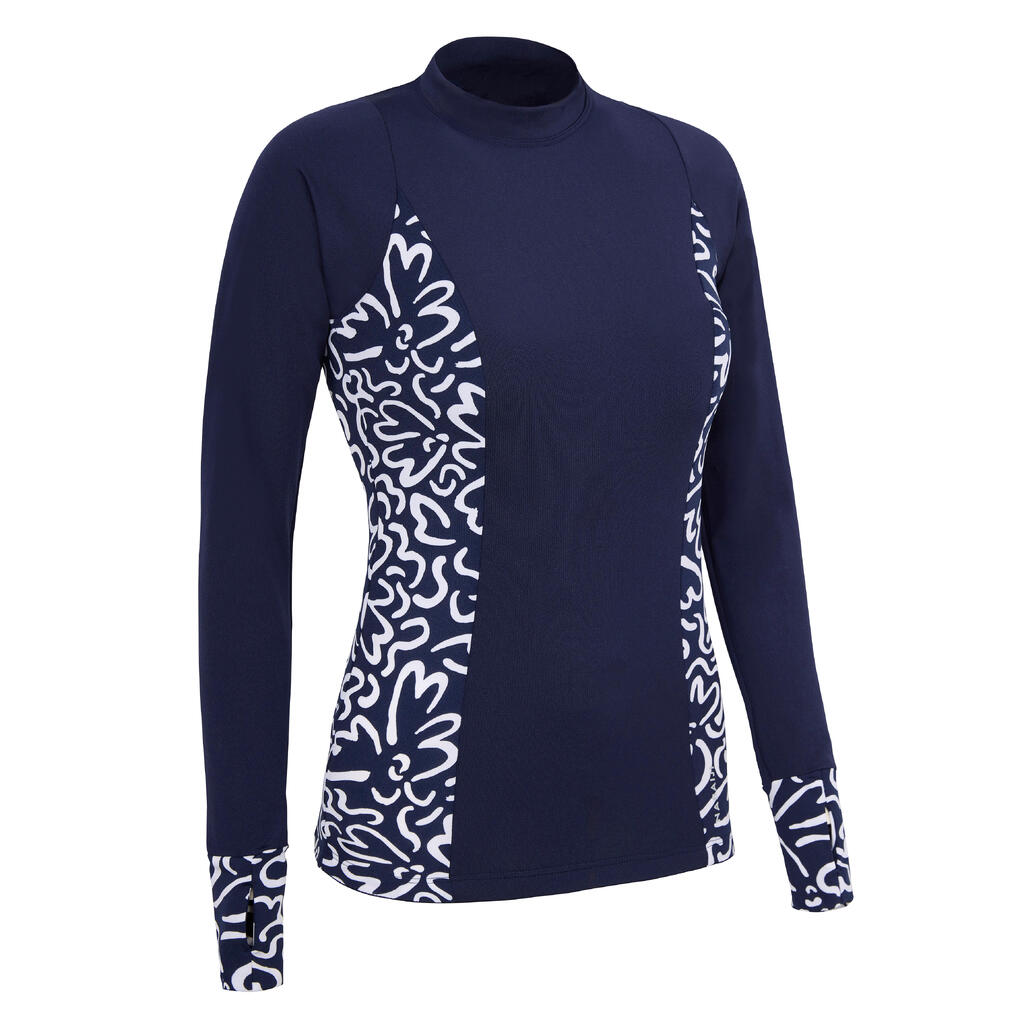 Top de natation femme Una Navy blue