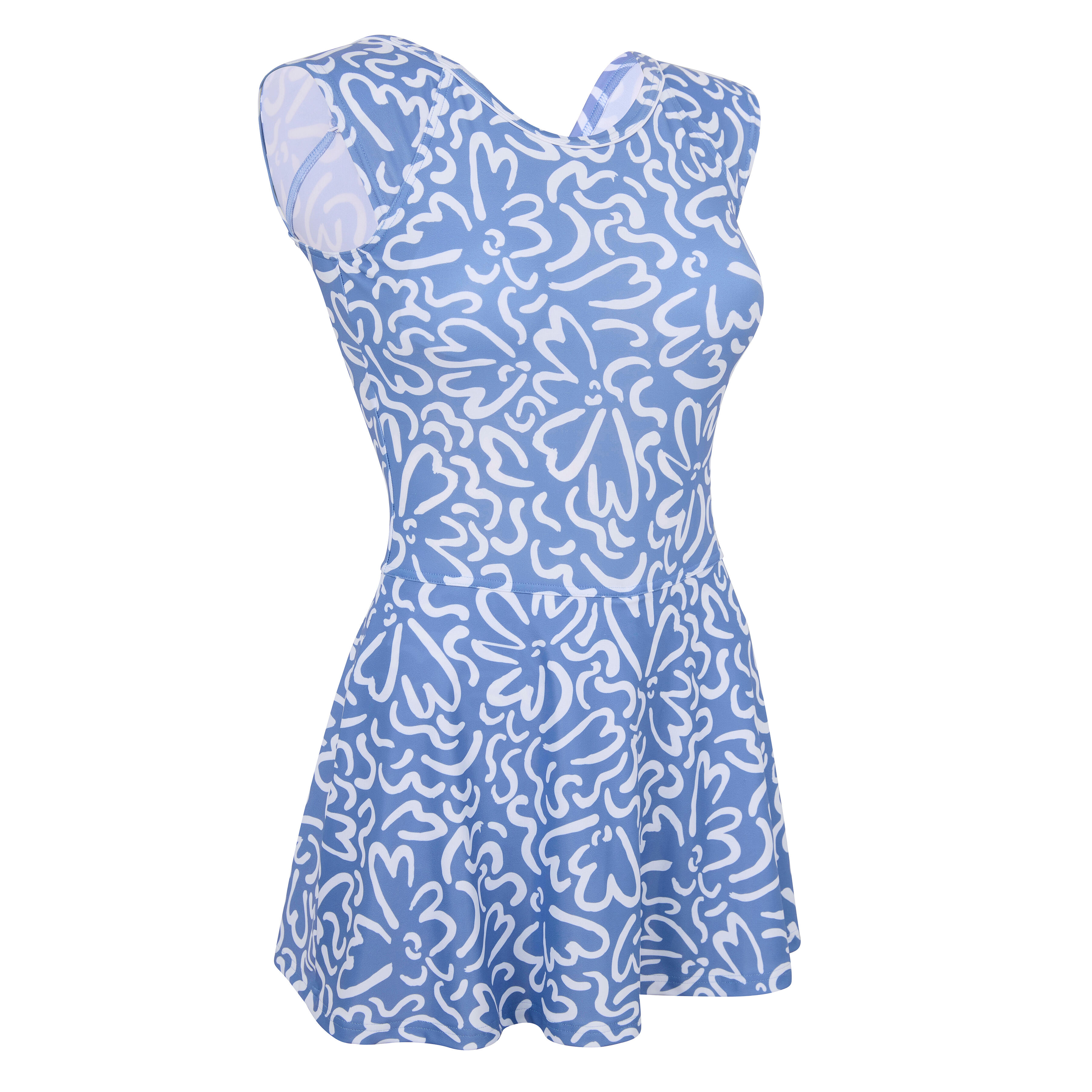 Women's 1-piece Swimsuit Skirt Una Ondu Blue