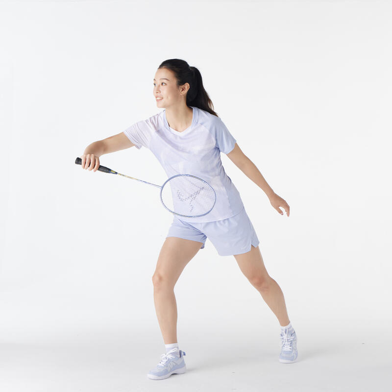 LITE Badminton T-shirt 560 Women Blue Grey