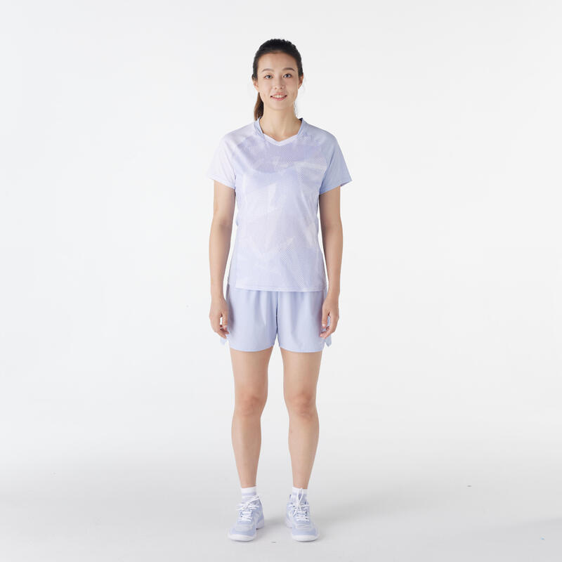 LITE Badminton T-shirt 560 Women Blue Grey