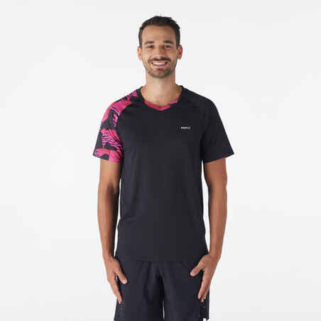 Vyriški badmintono marškinėliai „Lite 560“, juodi