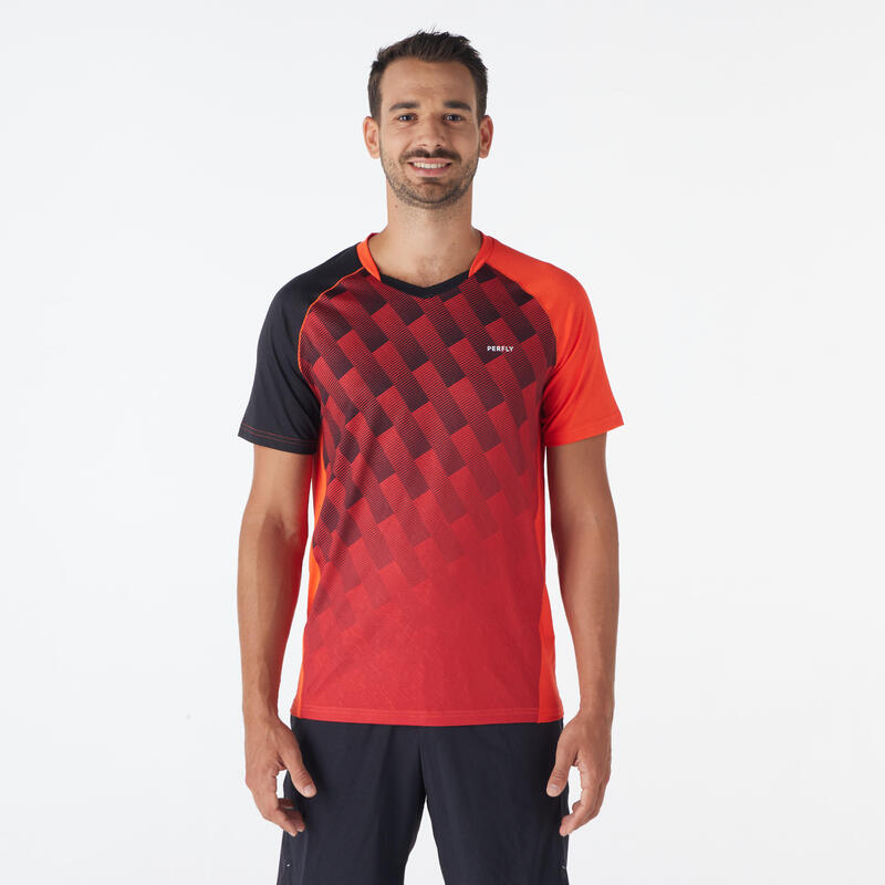 LITE Badminton T-shirt 560 Men Red Black