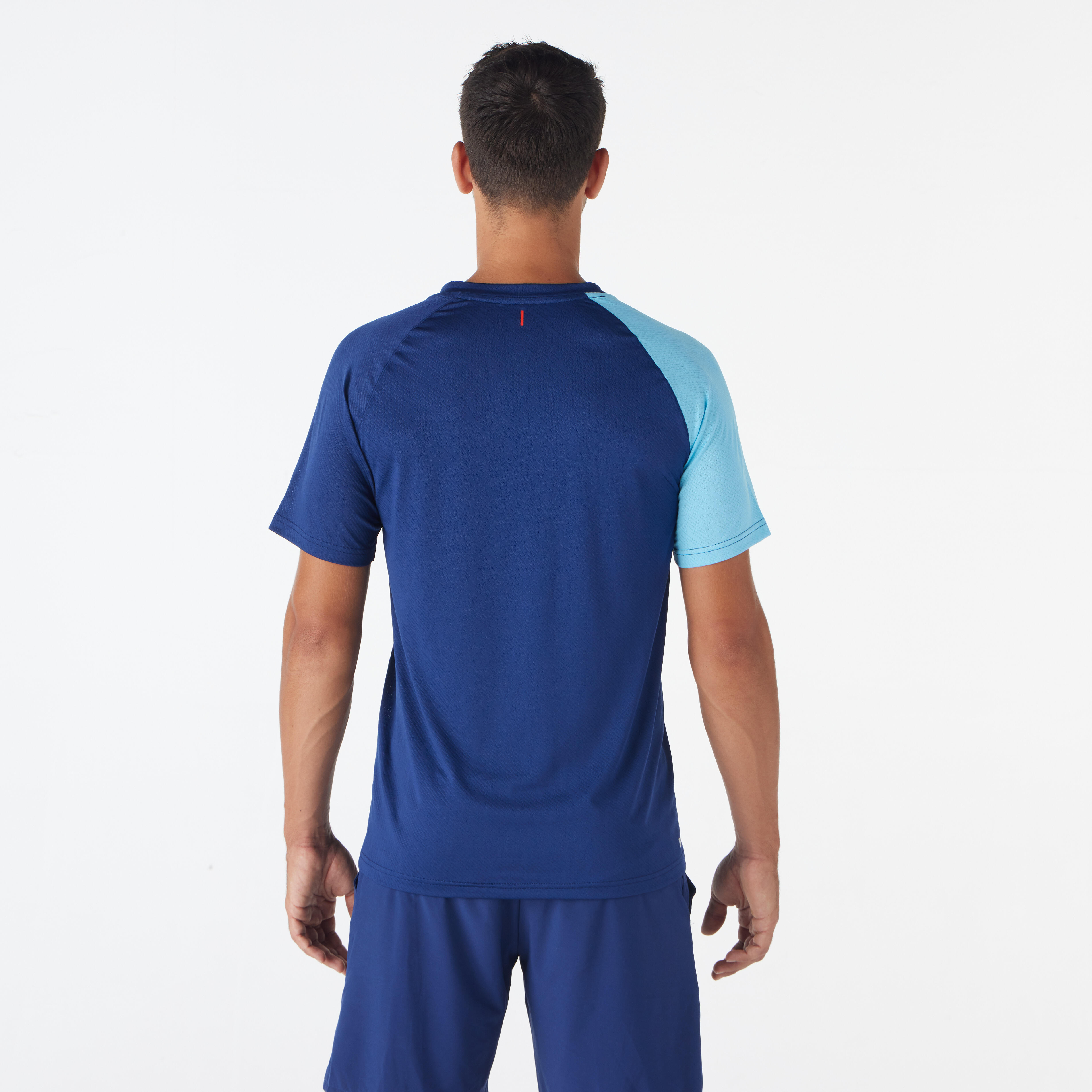 LITE Badminton T-shirt 560 Men Aqua Navy